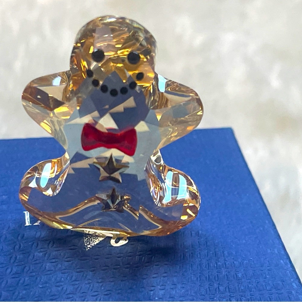Swarovski Retired Rocking Gingerbread man- preowned - Picture 6 of 8